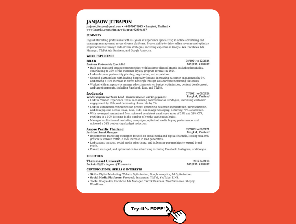 optimize resume