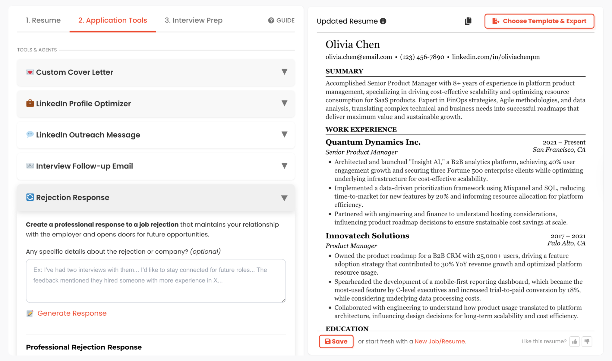 Job Application Tools